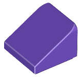 Lego (U) ~ Slope 30 1 x 1 x 2/3 ~ [Dark Purple]