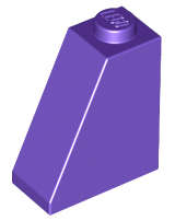 Lego (U) ~ Slope 65 2 x 1 x 2 ~ [Dark Purple]