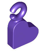Lego (N) ~ Charm Heart ~ [Dark Purple]