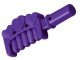 Lego (U) ~ Friends Accessories Comb with Handle and 3 Hearts ~ [Dark Purple]