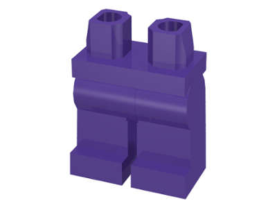 Lego (N) ~ Hips and Legs Plain ~ [Dark Purple]
