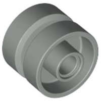 Lego (U) ~ Wheel 18mm D. x 14mm ~ [Light Gray]