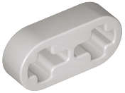 Lego (U) ~ Technic Liftarm Thin 1 x 2 - Axle Holes ~ [Light Gray]