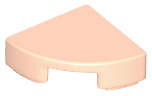 Lego (N) ~ Tile Round 1 x 1 Quarter ~ [Light Nougat]