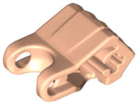 Lego (N) ~ Hero Factory Fist with Axle Hole - 4 Fingers ~ [Light Nougat]