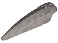 Lego (N) ~ Hero Factory Weapon Claw Wide Curved ~ [Flat Silver]