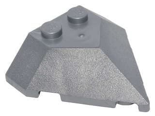 Lego (U) ~ Wedge 4 x 4 Pointed ~ [Flat Silver]