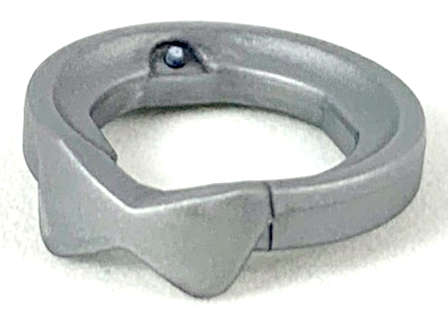 Lego (N) ~ Minifigure Neck Collar ~ [Flat Silver]