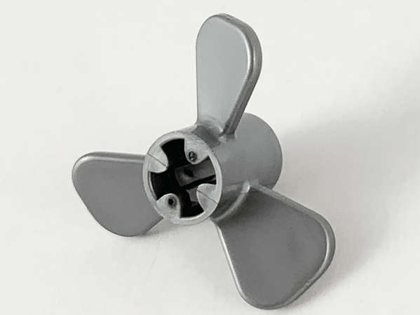 Lego (U) ~ Propeller 3 Blade 3 Diameter with Axle Hole ~ [Flat Silver]