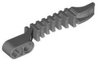 Lego (U) ~ Projectile Launcher Part Bionicle Thornax Launcher Half (Glatorian) Lift ~ [Flat Silver]