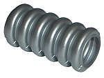 Lego (U) ~ Hose Ribbed 7mm D. 2L / 1.6cm ~ [Flat Silver]