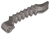 Lego (U) ~ Projectile Launcher Part Hero Factory Zamor Sphere Launcher - Bottom Hal ~ [Flat Silver]