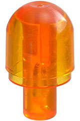 Lego NEW - Bar with Light Cover (Bulb) / Bionicle Barraki Eye~ [Trans-Orange]