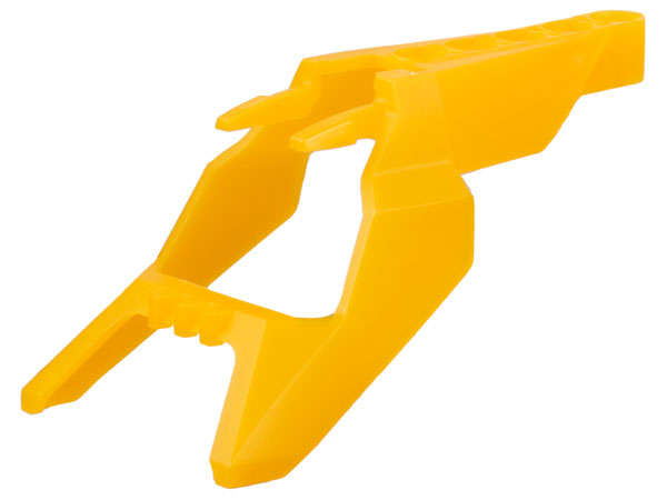 Lego (U) ~ Bionicle Head Connector Block Eye/Brain Stalk (Vahki) ~ [Trans-Orange]