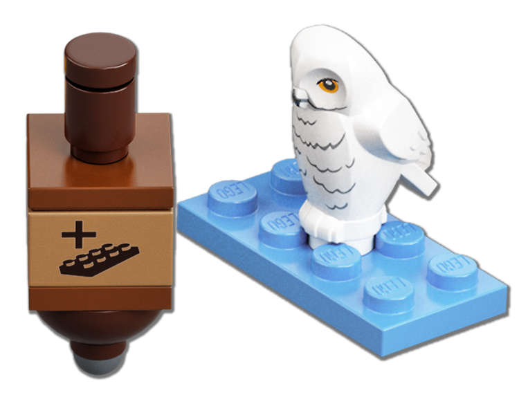 Lego NEW - Advent 2022 Harry Potter (Day 21) - Hedwig and Game Spinner