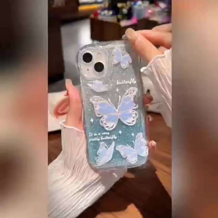 1Pc Light Blue For iPhone 14 Pro Max Phone Case Phone Cover