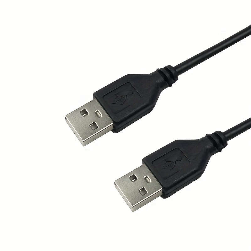1pc 100cm USB Male-to-Male Data Cable Dual-USB Connection Line USB to USB Data Cable