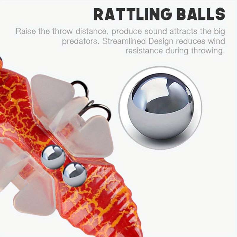 1pc Catch More Fish with Life Bionic Cicada Shape Fishing Bait Hard Artificial Fish Lure with Rot