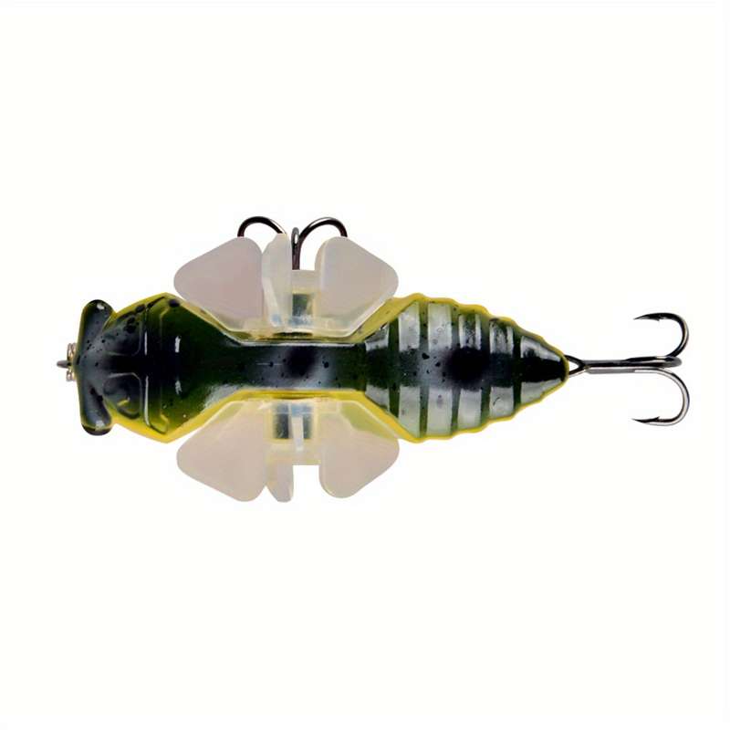 1pc Catch More Fish with Life Bionic Cicada Shape Fishing Bait Hard Artificial Fish Lure with Rot