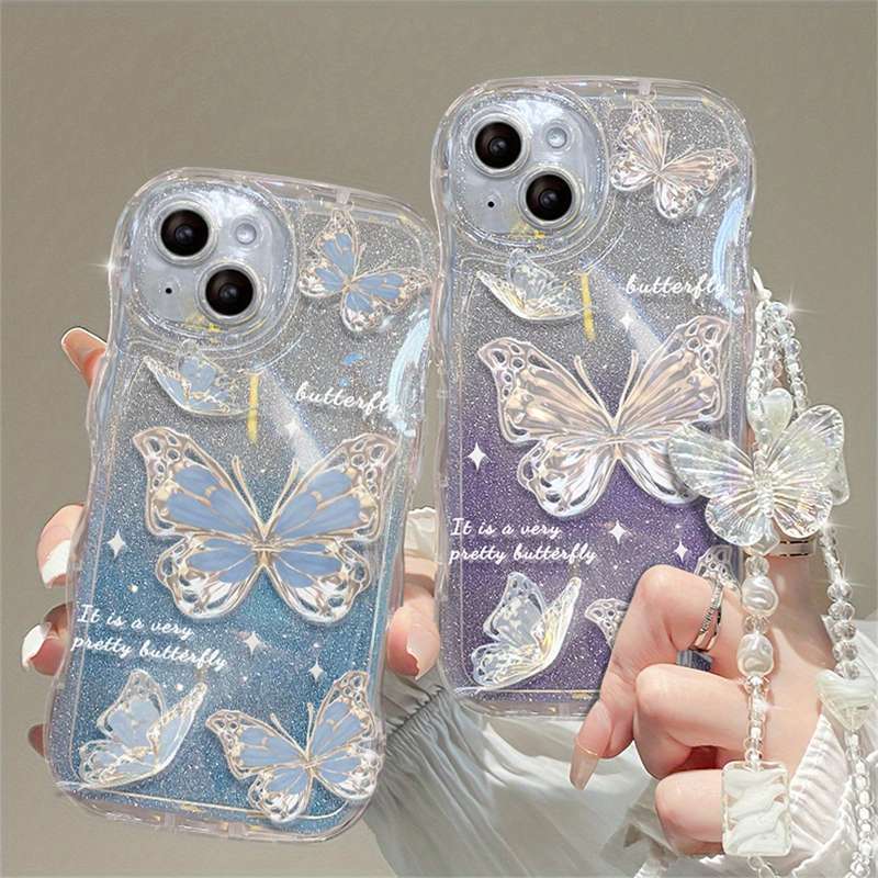 1Pc Light Blue For iPhone 14 Pro Max Phone Case Phone Cover