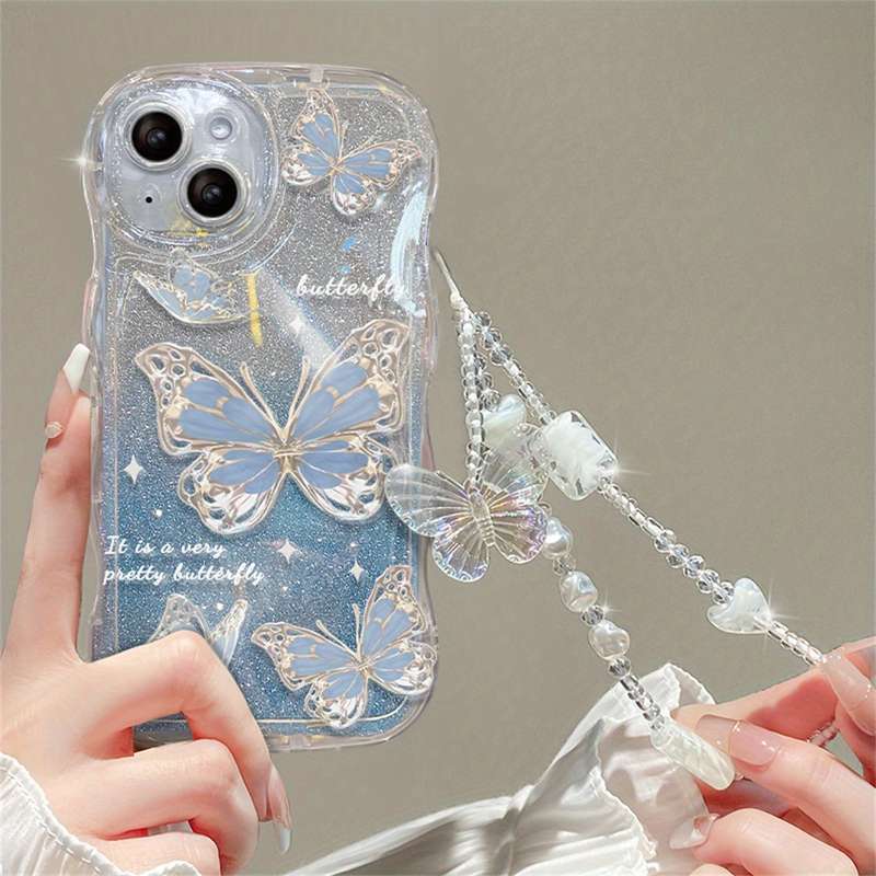 1Pc Light Blue For iPhone 14 Pro Max Phone Case Phone Cover