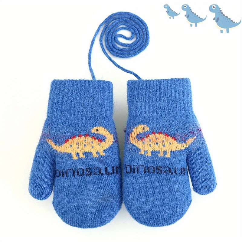 Winter Gloves Color Royal Blue Size Medium Size 4 To 8 Years Old