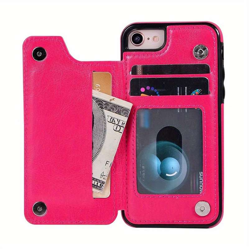 1Pc Rose Color For iPhone 7   8   Se2020   Se2022 Phone Case Phone Cover