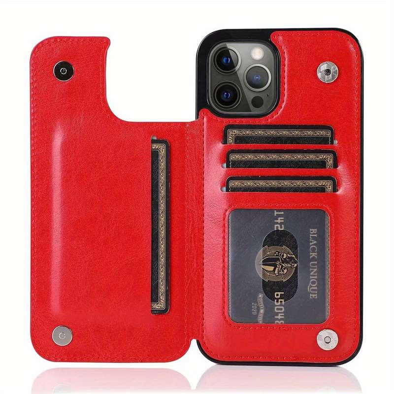 1Pc Red For iPhone 12 Pro Max Phone Case Phone Cover