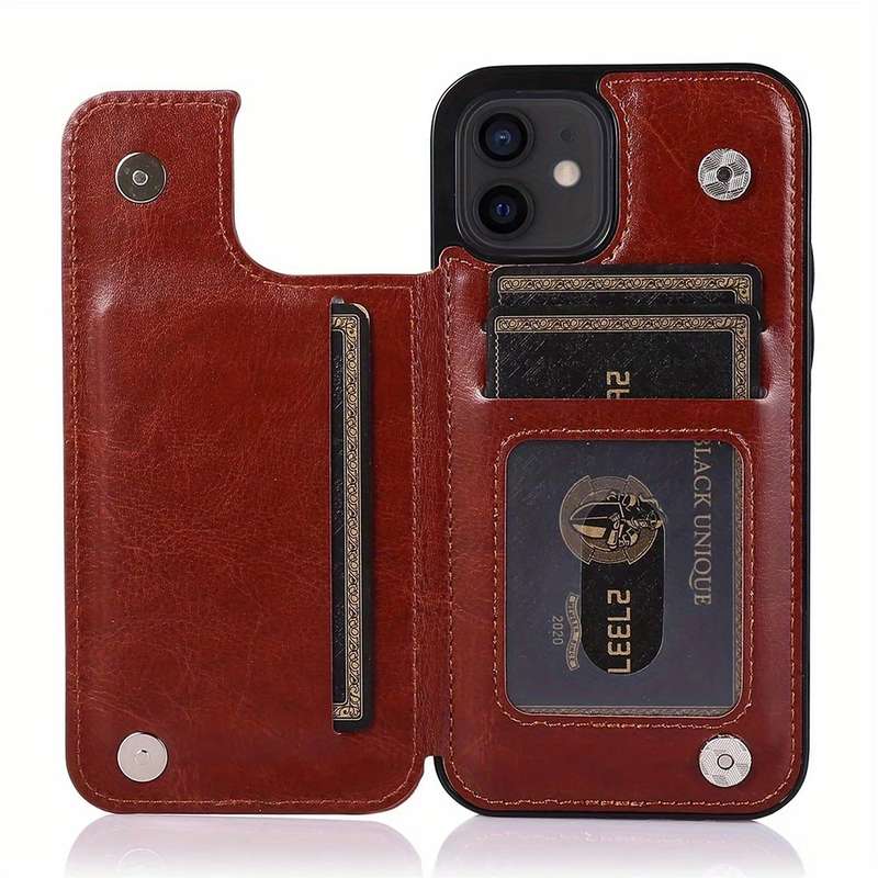 1Pc Brown For iPhone 12   12Pro Phone Case Phone Cover