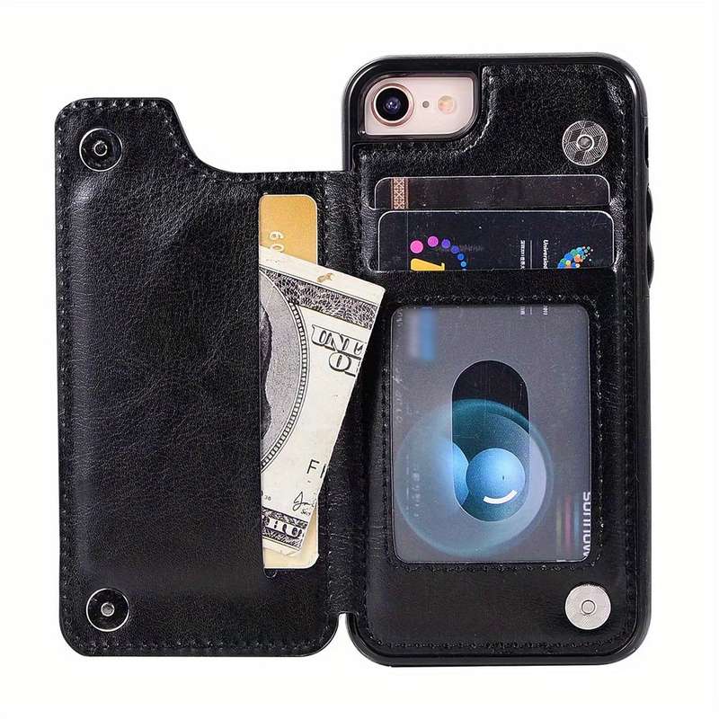 1Pc Black For iPhone 7   8   Se2020   Se2022 Phone Case Phone Cover
