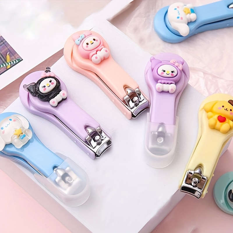 1 Pack Sanrio Cartoon Nail Clippers Portable Folding Trimmer