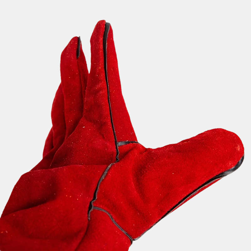 Work Gloves Color Red