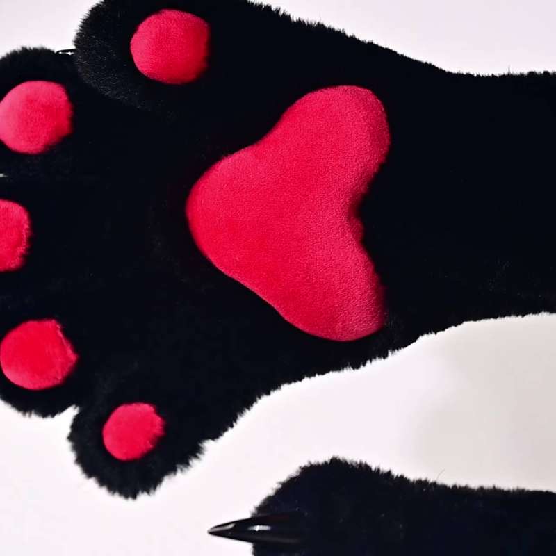 Winter Gloves Color Black