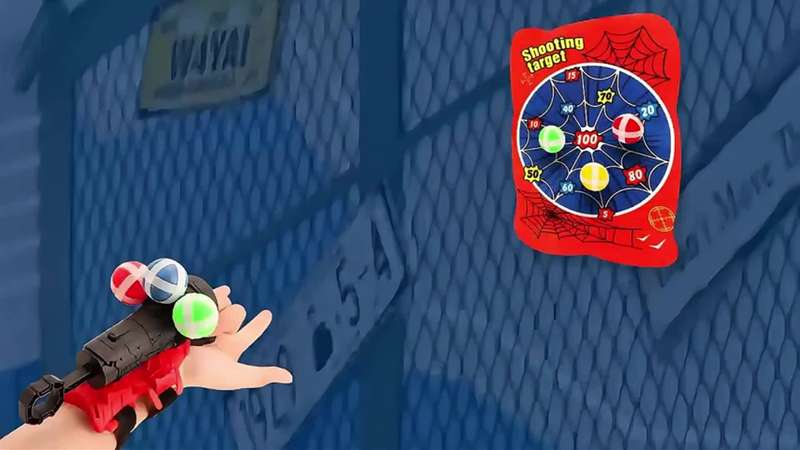 Toy Weapons Items Launcher Add 3 Balls