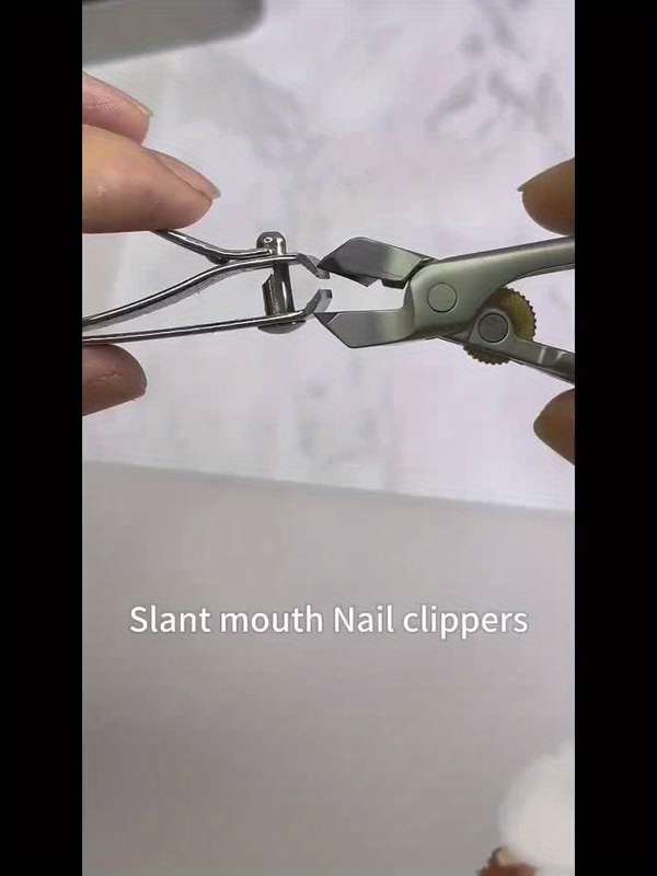 1pc Stainless Steel Nail Clippers with Precision Slant Edge Sharp Durable for Thick  Ingrow