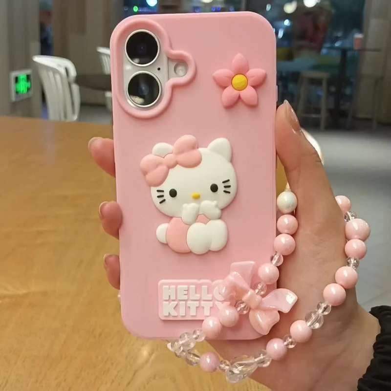 1Pc Pink Red Color For iPhone 16 Phone Case Phone Cover