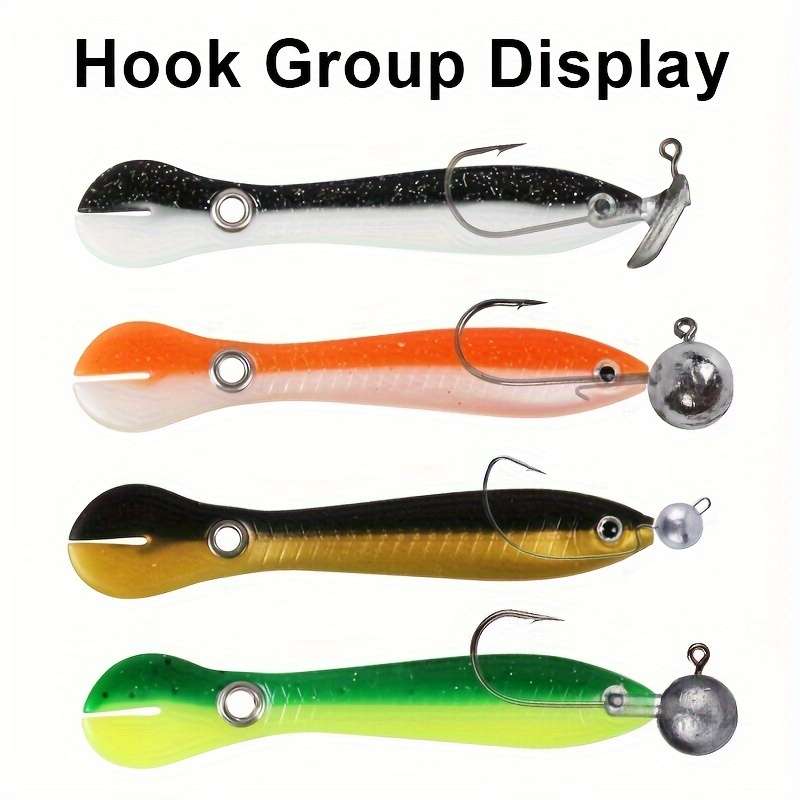 5pcs Bionic Soft Loach Fishing Lures Ultra-Realistic Artificial Baits with Soft Body for Minn
