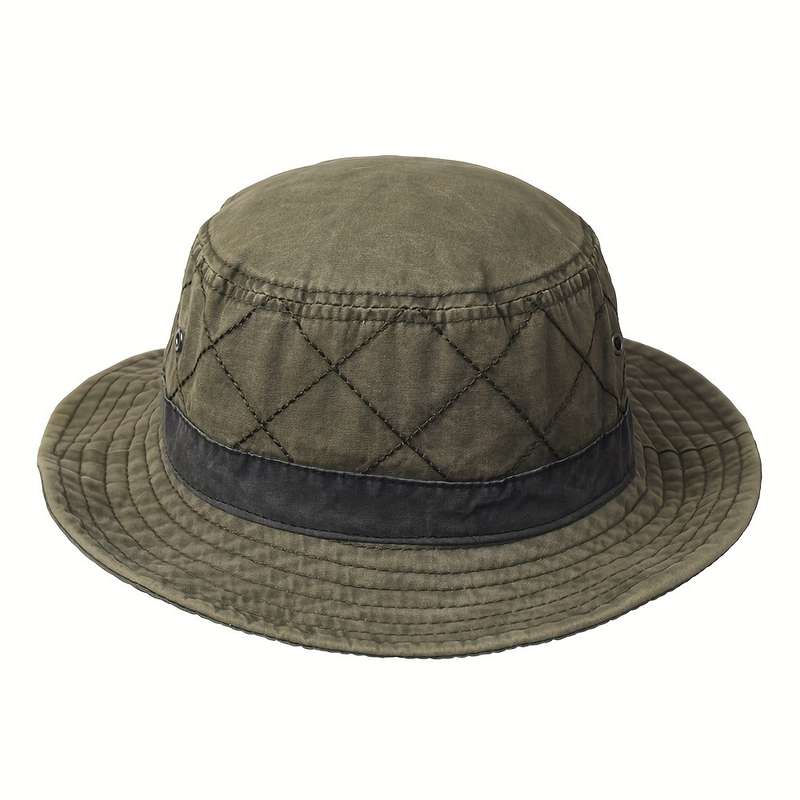 1pc Spring Summer Casual Bucket Hats for Men Women Washed Panama Hat Hiking Camping Outdoor Hat