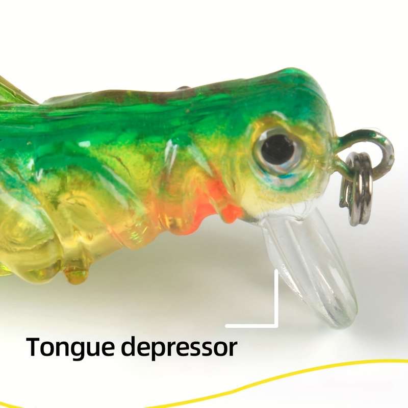 1pc 3g Realistic Grasshopper Fishing Lure Anmuka  Realistic Grasshopper Fishing Lure