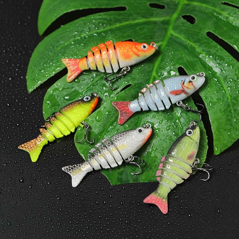 1pc Mini Multi-segment Bionic Hard Bait 5.99cm 5g Artificial Swimbait