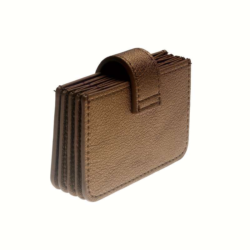 1pc Chic Women's Faux Leather Wallet with Expandable Card HolderFashionable Floral Design Butto