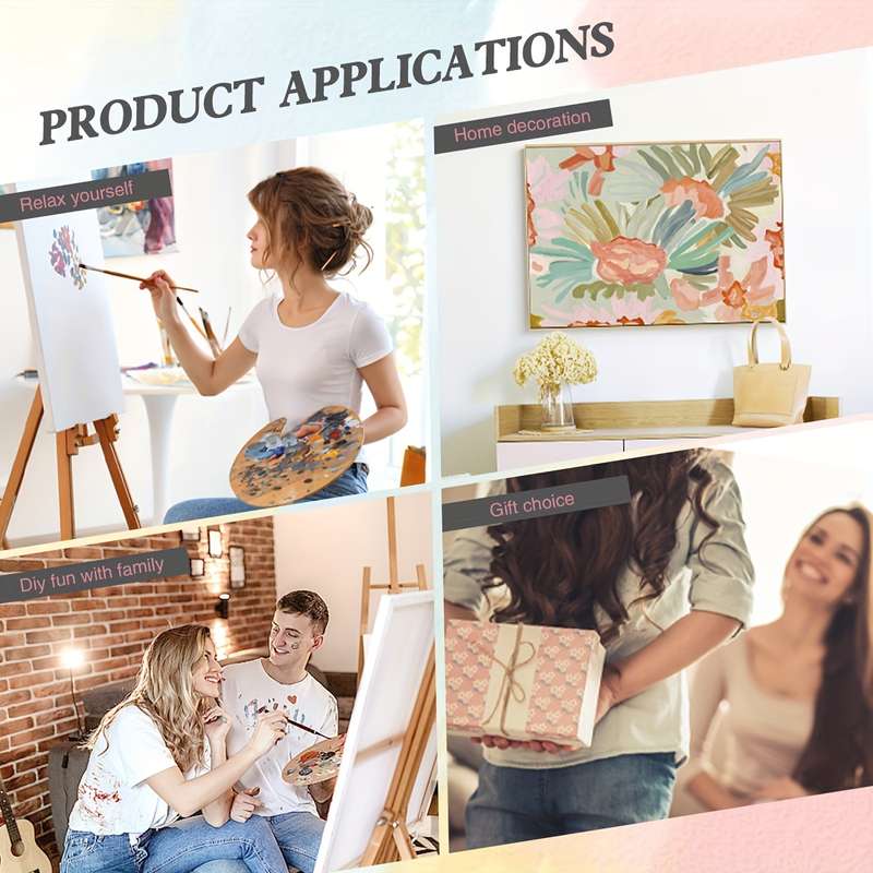 1pc 40x50cm Painting By Numbers for Adults Starter Kits Lakeside House Paint with Num