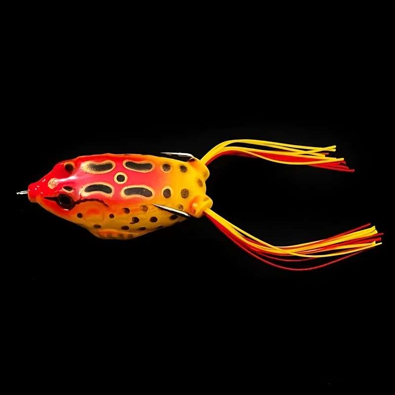 1pc 4.5g Artificial Soft Frog Shaped Fishing Lure Portable Plastic Minnow Crankbaits For Freshwater