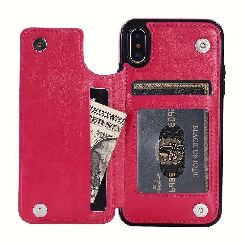1Pc Rose Color For iPhone X   Xs Phone Case Phone Cover