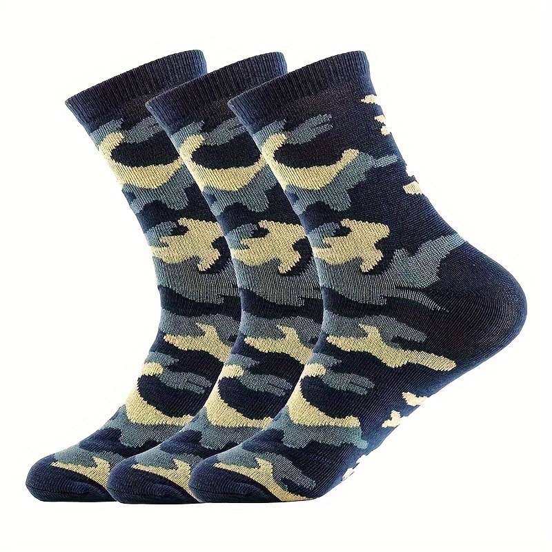 3 Pairs Mixed Colors One Size High Elastic Socks