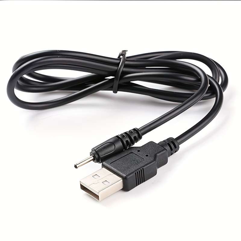 1pc DC Power Plug USB A To DC 2.0 Mm X 0.6 Mm 5 Volt DC 2.0x0.6mm Barrel Jack Charging Power Ca