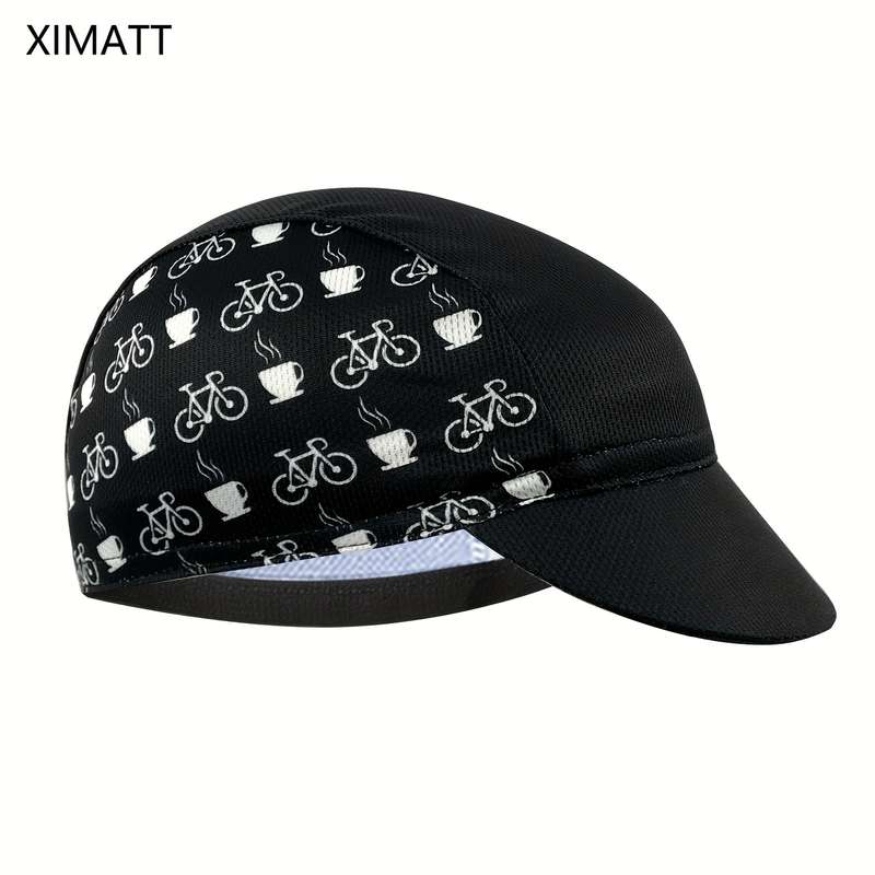 1pc Retro Polarized Sun Protection Bicycle Cap Classic Breathable Polyester Quick Dry Anti