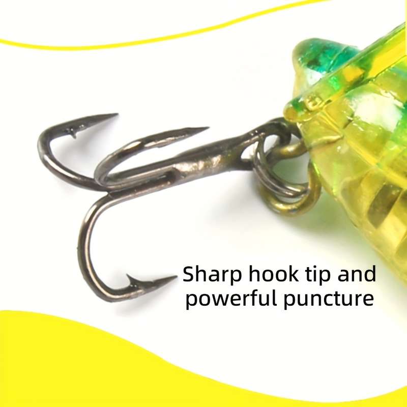 1pc 3g Realistic Grasshopper Fishing Lure Anmuka  Realistic Grasshopper Fishing Lure