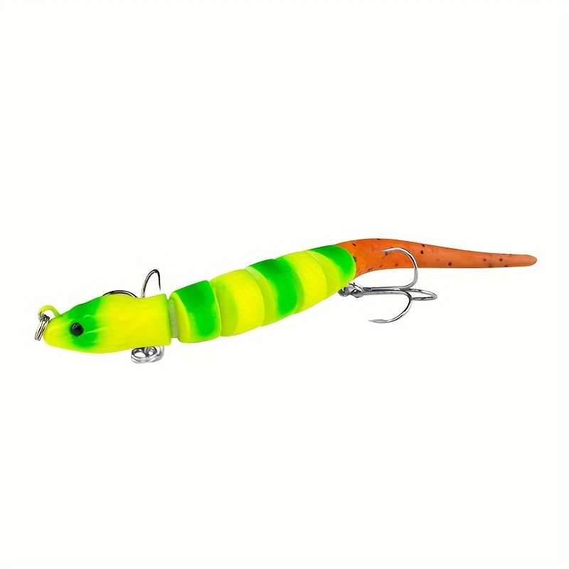 1pc Eel Swimbait 1.0cm 11.7g Slow Sinking Crankbait For Freshwater And Saltwater Trout And Bass