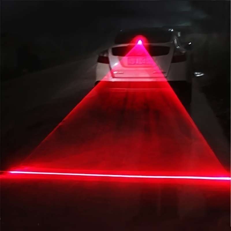 1pc Anti-collision Laser Fog Lamp Projection Lamp Tail Spotlight Car LED Retrofitted
